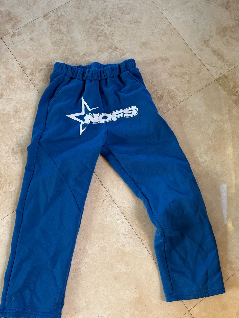 Nofs Blue Active Jogger Pants